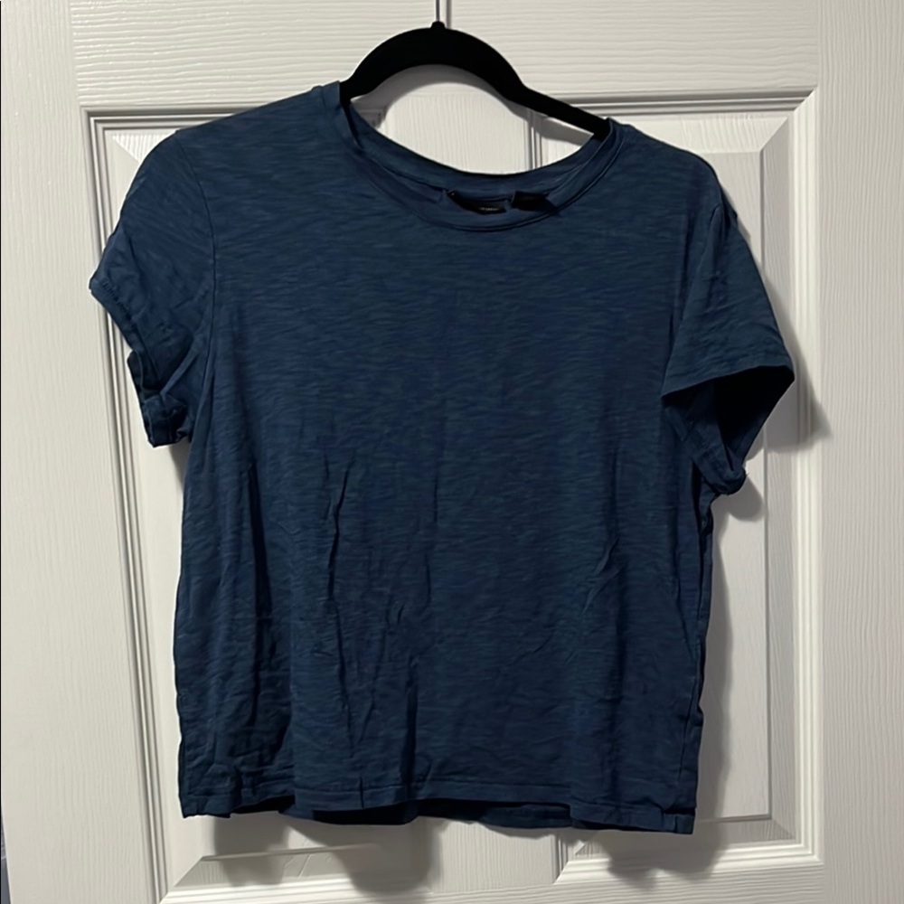 Women's Dark Teal Blue Short Sleeve T-Shirt Tee Spring/Summer Casual